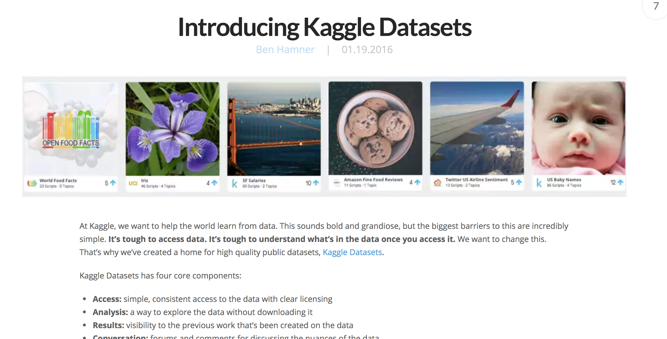 Kaggle DataSets